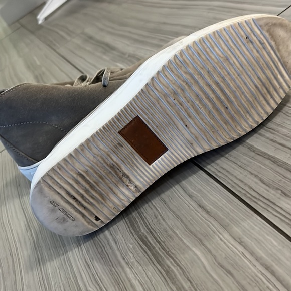 Grey suede high top mercanti fiorentini boot shoe - Picture 5 of 5